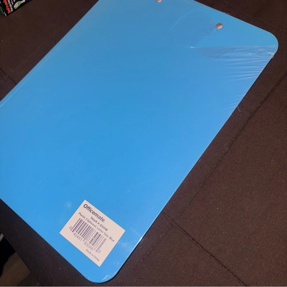 3/$15 MUST BUNDLE - Blue Clipboard for Home Office or College Dorm